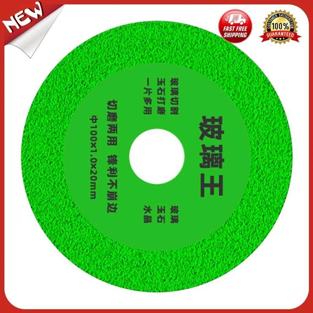 Reino Unido 100 mm hoja de sierra de vidrio de bajo ruido discos resistentes al desgaste para Jade Crystal Bot