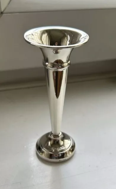 Vaso argento massiccio Birmingham Hallmark 1982