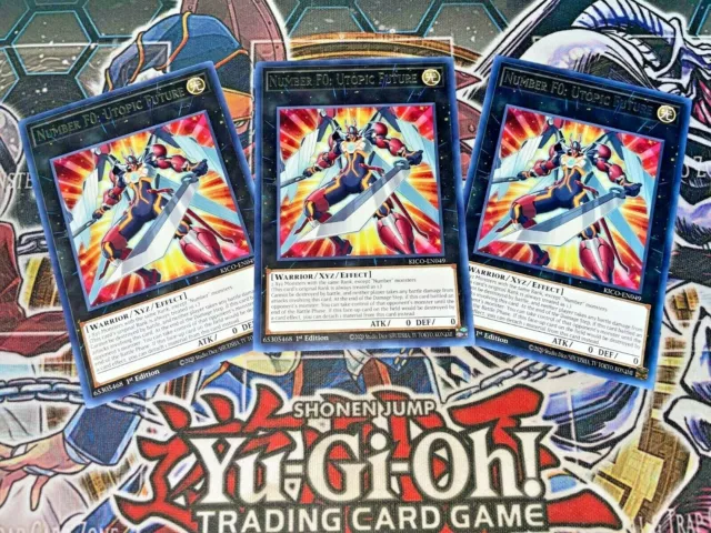 *** 3x Number F0: Utopic Future 3x *** Rare Playset King's Court | KICO-EN049 NM