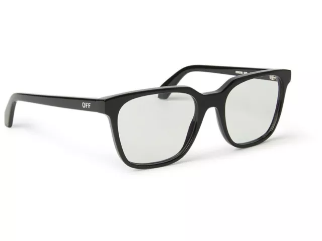 NEW Off-White Style 38 Black Blue Block Light Black Eyeglasses