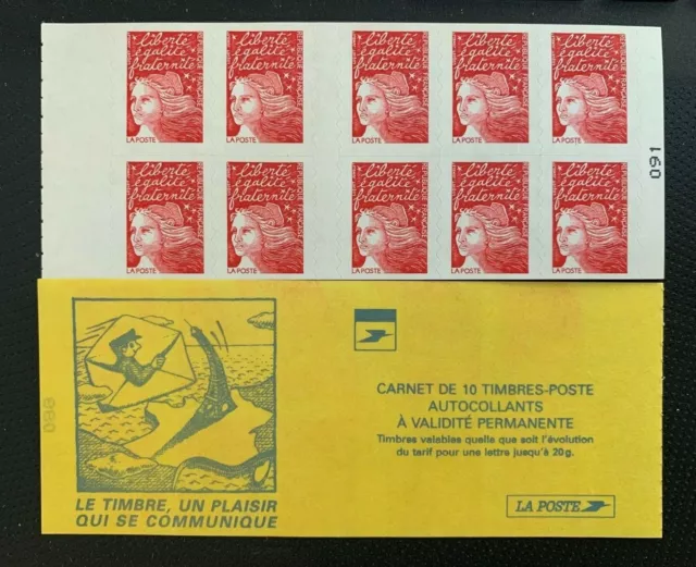 Carnet timbres France neuf YT 3085-C3. Marianne de Luquet