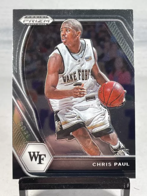 2021-22 Panini Prizm Chris Paul #68 Draft Picks Wake Forest Demon Deacons