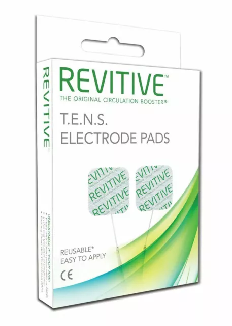 REVITIVE Body Pads 2 Paar TENS Elektroden wiederverwendbar für REVITIVE Medic