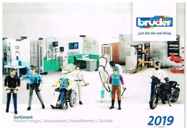 BRUDER LARGE SCALE construction farm toys catalogue 31page 2018