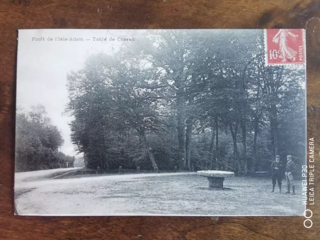 CPA - 95 - ISLE-ADAM - Forêt de l'Isle-Adam - Table de Cassan