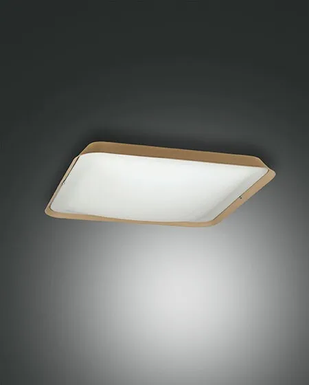 Hugo plafoniera LED 18w quadrata dimmerabile sabbia