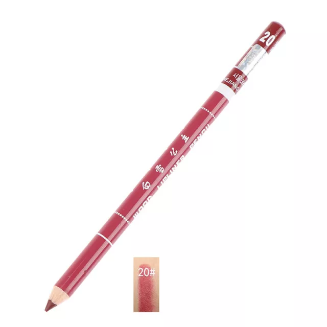 1Pcs Professional Wood Lip liner Waterproof Lady Long Lasting Lip Liner Pen-i-