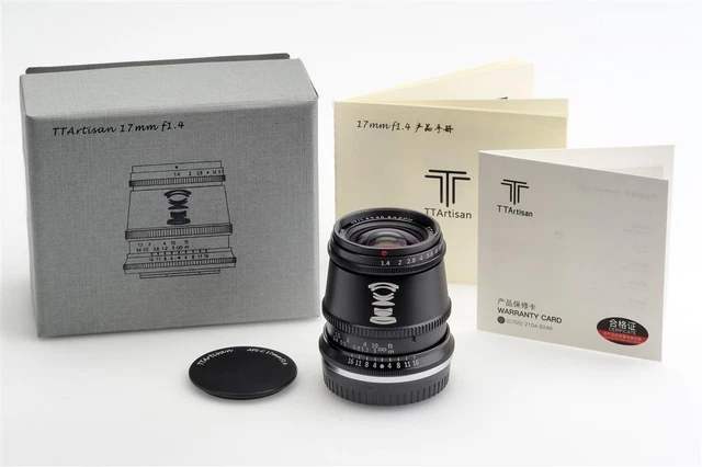 TTArtisan 1.4/17mm Black f. Canon EOS M (1679765852)