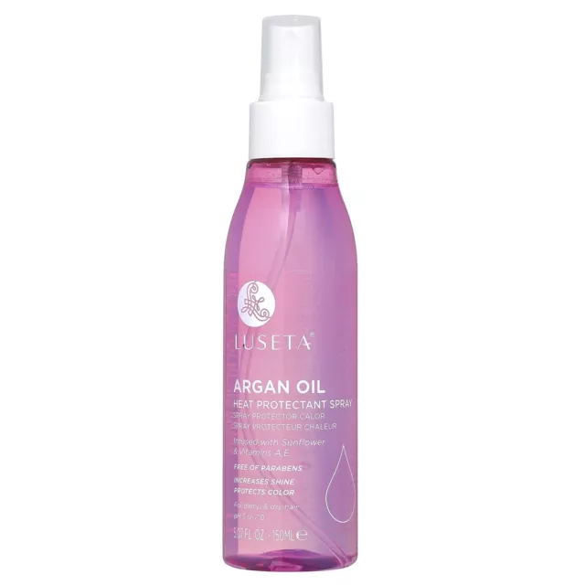Luseta Argan Oil Heat Protectant Spray Protects Color 5.07 fl oz