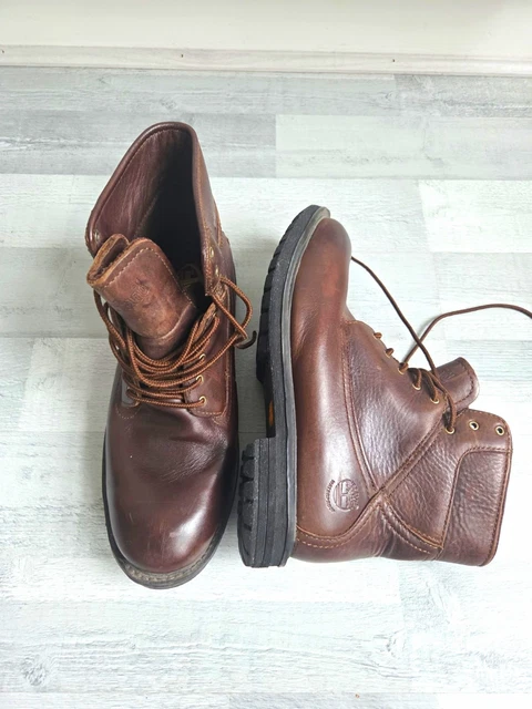 Timber Men TIMBERLAND MEN’S BROWN Leather Earthkeeper Ryker Waterproof 6