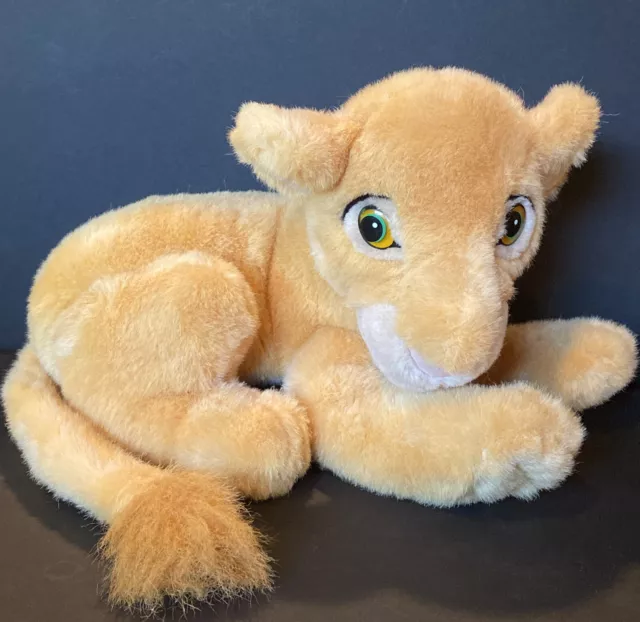 Lion King Movie Young Simba Plush. 13” Disney Store Toy Stuffed Animal Cute Soft