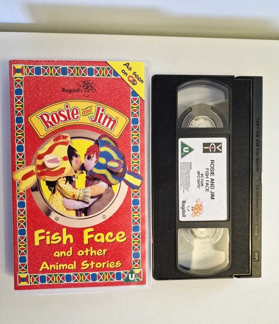 ROSIE AND Jim Vhs Video Fish Face And Other Animal Stories ROSIE AND Jim Vhs Video Fish Face And Other Animal Stories