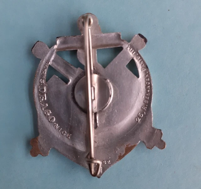 Insigne Militaire AOF 2e Groupe Régiment Artillerie Coloniale – GM A.Augis Lyon, Alu