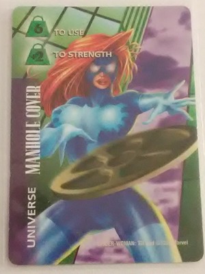 SPIDER-WOMAN 1995 SPIDER-MAN MARVEL OVERPOWER Trading Card Game Near