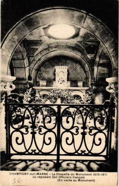 CPA AK CHAMPIGNY-sur-MARNE La Chapelle du Monument 1870 (56776)