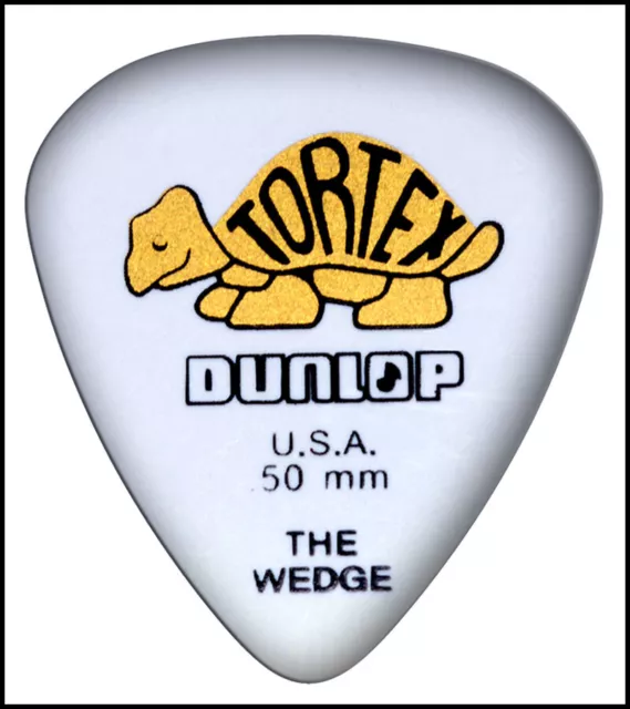 10 x Plettri Chitarra Dunlop THE WEDG 0.50 puas Mix Color Guitar Picks, MED/THIN 2