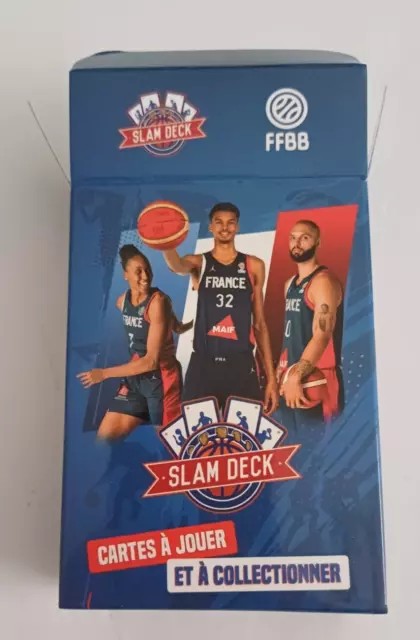 Boite boîte VIDE EMPTY box rangement cartes cards SLAM DECK Wembanyama France