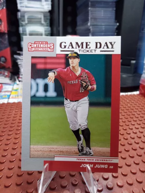 2019 Panini Contenders Draft Picks - Game Day Ticket #11 Josh Jung (RC) 🔥🔥🔥🔥