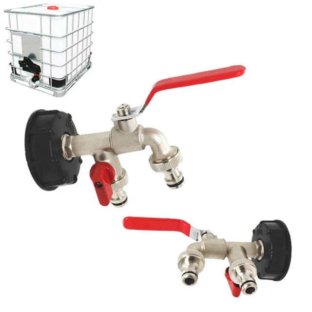 TOOLSTAR Adattatore IBC, adattatore per serbatoio IBC, S60X6, specialisti di irrigazione per tubi dritti in MDPE, 20 mm