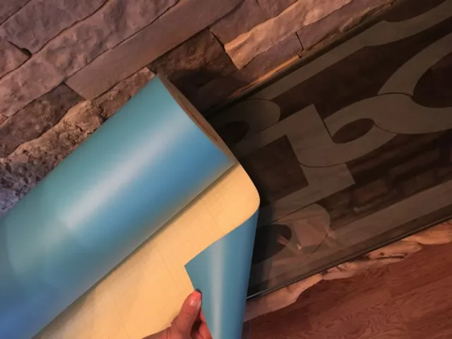 Vinyl Resist 12 Mil Sandblast film Etch, Mask Stencil 24.5" X 10 Feet Blue Magic