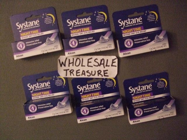 SYSTANE EYE OINTMENT Nighttime Severe Dry Eye Relief EXP 09 24 LOT OF 