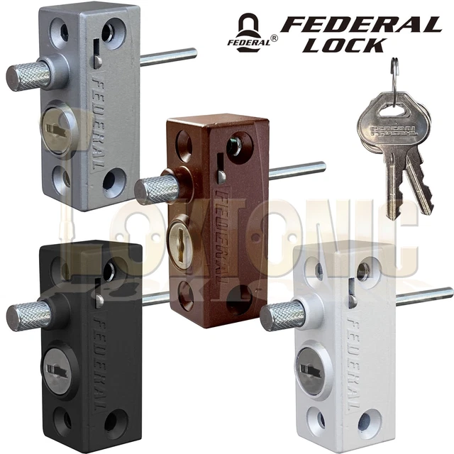 FEDERAL WINDOW FRENCH Doors Lock Catches heavy Duty Security Sliding