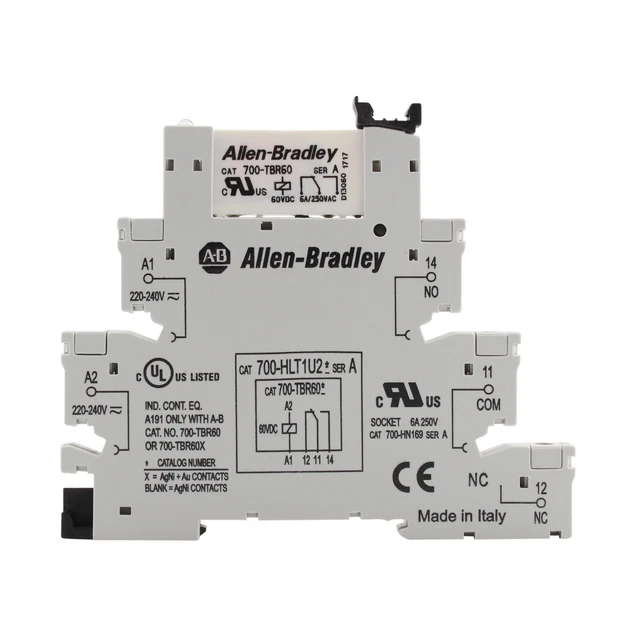 Allen Bradley 700-Hlt1U2 Interface Terminal Block Relay, Series-A, 220-240V