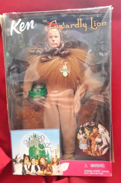 Mattel Ken as the Cowardly Lion Wizard of Oz Doll NRFB #25814