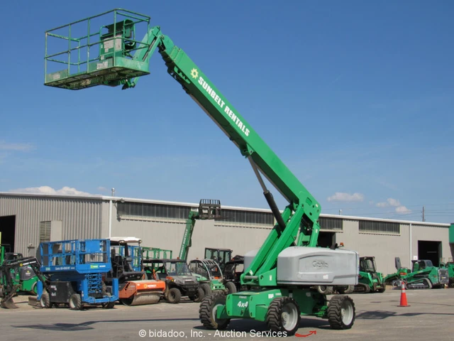2014 Genie S-65 65' 4WD Diesel Articulating Boom Lift Man Aerial