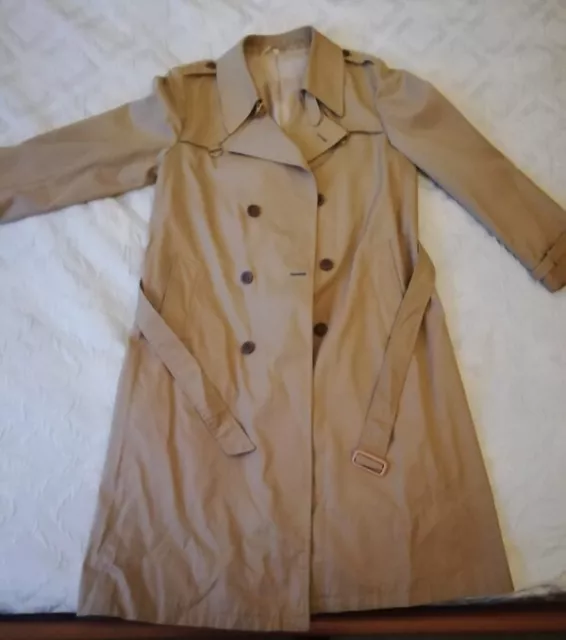 Trench Uomo Beige Taglia 50