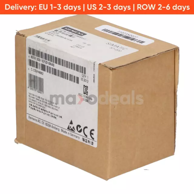 Siemens 6ES7222-1EF22-0XA0 SIMATIC S7-200 digital output EM 222 New NFP Sealed