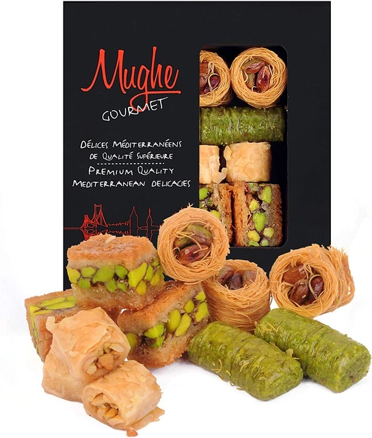 Bitesize Turkish Pistachio Baklava Assortment Gift Box - Xsmall Dessert Pastry G
