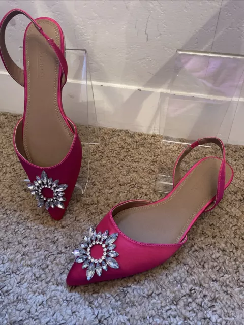 Diamante flat hotsell shoes uk
