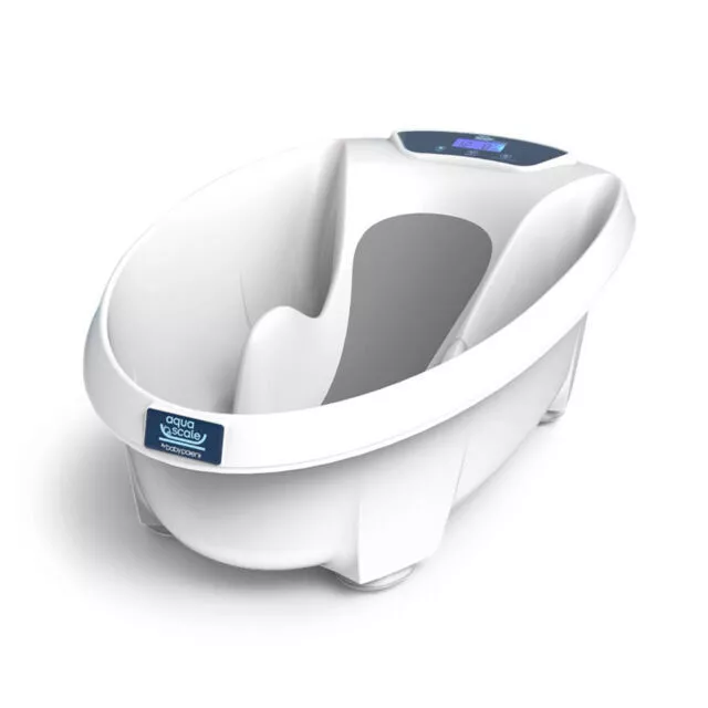 Baby Patent Aqua Scale Digital Bath Tub - White