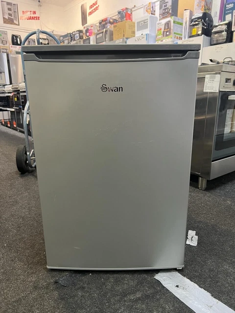 SWAN 54CM FREESTANDING Under Counter Freezer In Silver SR15850S