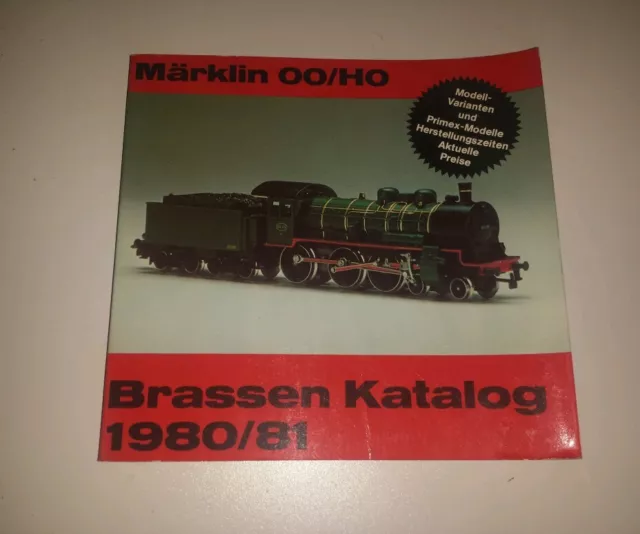 Alter Märklin 00 / H0 Brassen Katalog aus 1980/81 rar sehr selten SAMMLER TOP