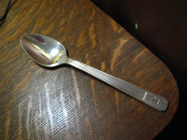 Hilton Hotel Restaurant Vintage Amsilco Teaspoon - Silverware Logo Spoon