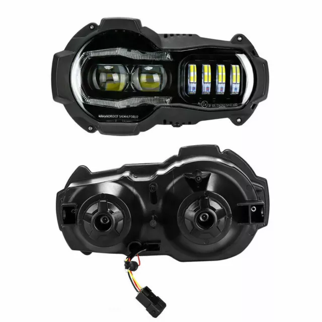 Zusatzscheinwerfer LED mit Blinker für BMW R 1200 GS E-Prüfzeichen