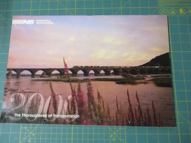 Norfolk Southern Railroad 2000 Calendar - Unused