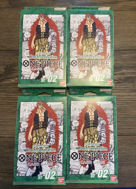 ONE PIECE TCG Card Game Worst Generation Starter Deck ST-02 English