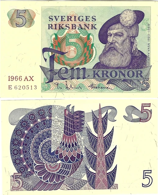 Schweden Banknote 10 Kronor 1966 Sveriges Riksbank P-51a(2) SEHR SELTEN