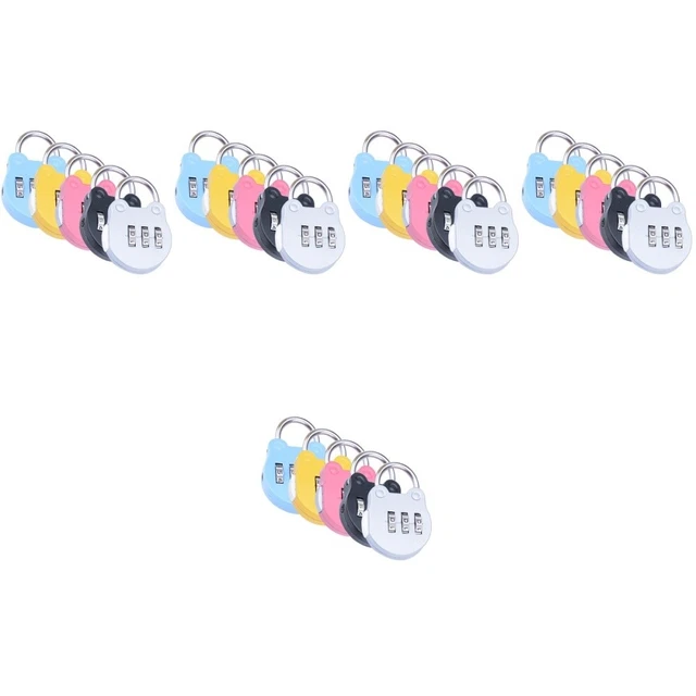 Cerraduras de plástico cerraduras de equipaje con llave miniatura