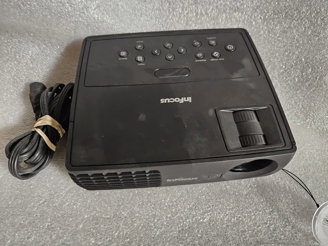 InFocus DLP Home Projector IN1110a XGA Mobile Projector, 2100 Lumens hardly used
