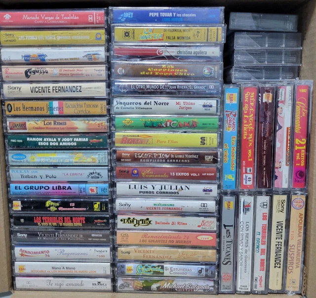 LOT OF 88 Spanish Cassette Tapes See Description Multiple Artists