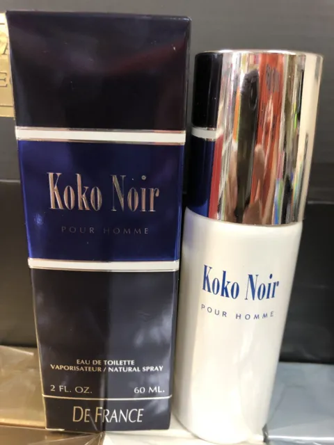 Koko Noir Pour Homme Eau De Toilette Spray 60ml / 2.0 Fl.oz cologne for men NEW