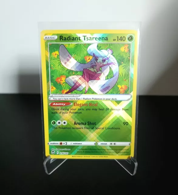 Pokémon TCG Radiant Tsareena Silver Tempest 016/195 Holo Radiant Rare