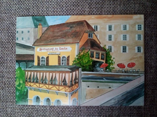 Cpsm Cpm Saint Hippolyte Restaurant Du Doubs