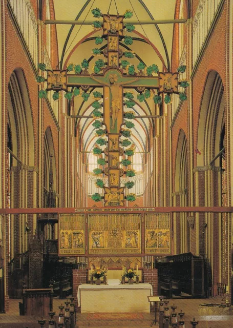 Alte Postkarte - Bad Doberan - Münster - Kreuzaltar