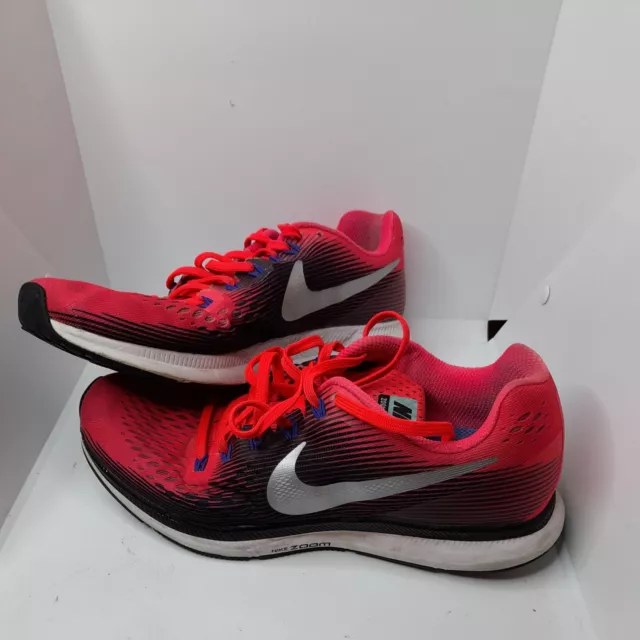 Nike Air Zoom Pegasus 34 Mens Running Shoes Bright Pink Size US 9 880560-604