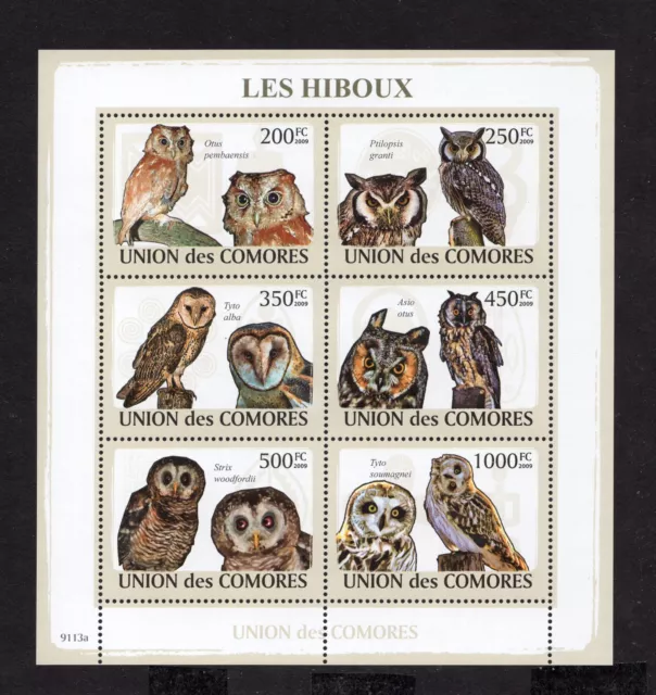 Comoros 2009 mini sheet of stamps Mi#2191-2196 MNH CV=16.8$